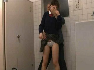 Public Exposure - XXX Cop Fucks Nippon JAV Girl in Tokyo's Toilet